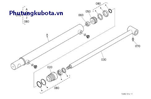 xilanh dầm dọc - những bp cấu thành
